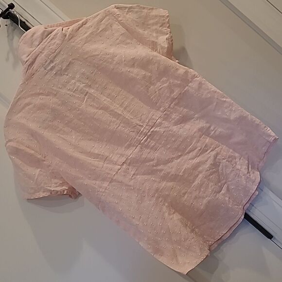 Bass sz S 100%  cotton lightweight summer blouse - Picture 4 of 10